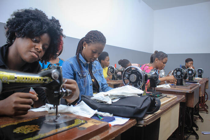 Trainees in class